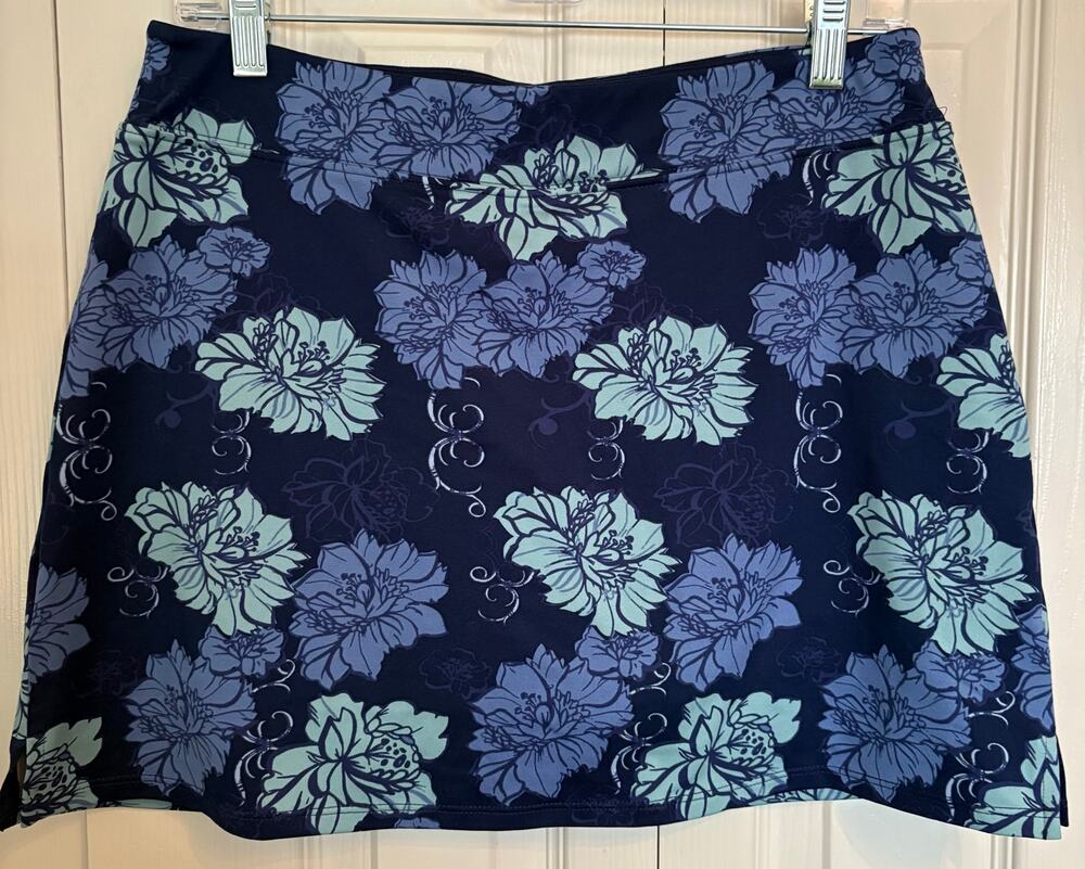 Skort byTranquility by Colorado Clothing  Medium blue print